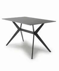 Trojan Grey 1.2m Sintered Stone Dining Table